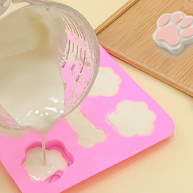 Silicone Baking Mold Dog Footprints Shape Bakeware Tools Baking Supplies Gift