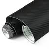 3D Car Film Sticker Decals Matt Black Vinyl Wrap 50x200cm Carbon Fiber Part Portable Replacement Replaces Sale Useful