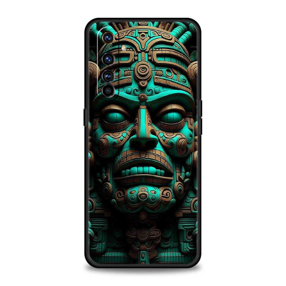 Vintage Totem Painting Soft TPU For Realme 13 12 11 10 9 Pro Plus GT3 GT2 C21 C25 C35 C53 C55 C67 Pro 5G Phone Case Cover Capas