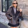 Women's Autumn and Winter New Loose Fur One-piece Warm Jacket for Women