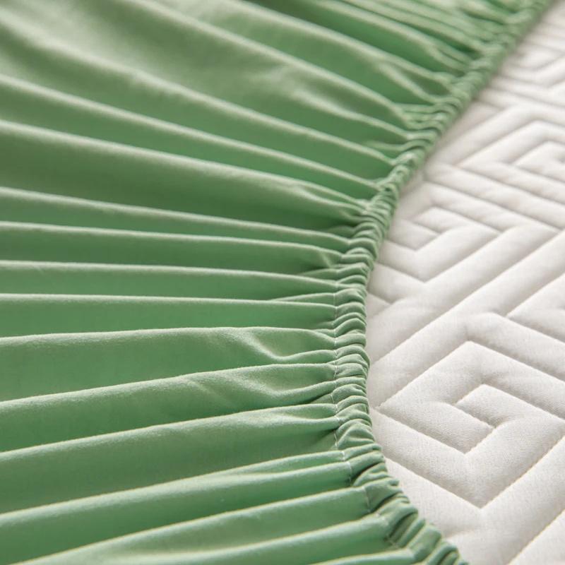 Waterproof Quilted Mattress Protector Cover, Fitted Sheet Waterproof Mattress Cover Cotton Quilted Mattress Pad Topper