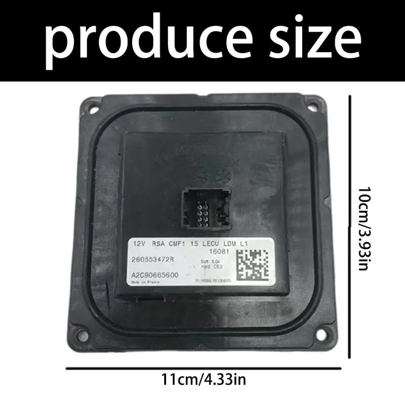 260553472R LED Headlight Control Module Replacement Running Lights Driver Module Control Computer Easy To Installation