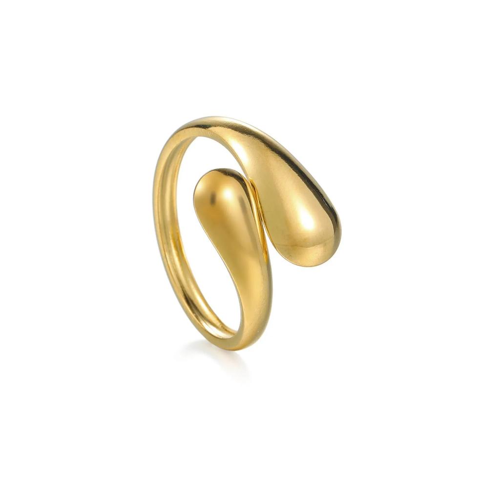 Offene Ringe für Damen Herren Mode Paar Handgemacht Unregelmäßige Linien Ring Party Schmuck Allergiepräventiv Geschenk
