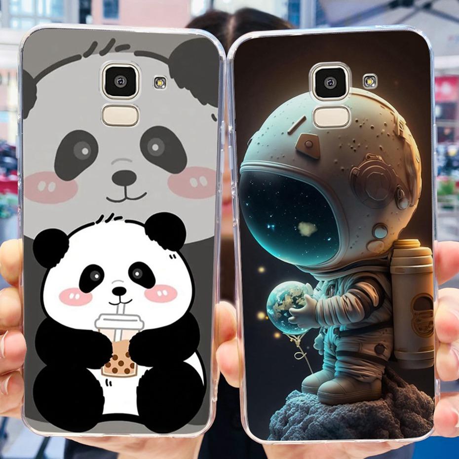 Lovely Printing Case For Samsung Galaxy J6 J6+ J600G J610G Soft Silicone TPU Back Cover For SamsungJ6 J 6 Plus 2018 Phone Cases