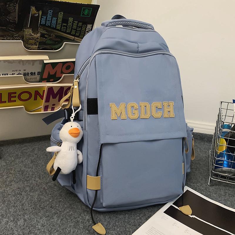 Male Style College Students Middle School Students Junior High School Girls Elementary School Students Letter Backpack
