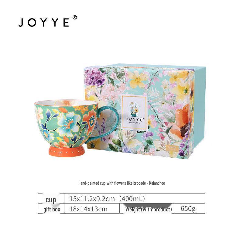 JOYYE Underglaze Ceramic Hand-Painted Mug