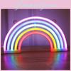 Colorful Rainbow Led Neon Sign Light Wall Hanging Night Lamp Bar Party Home