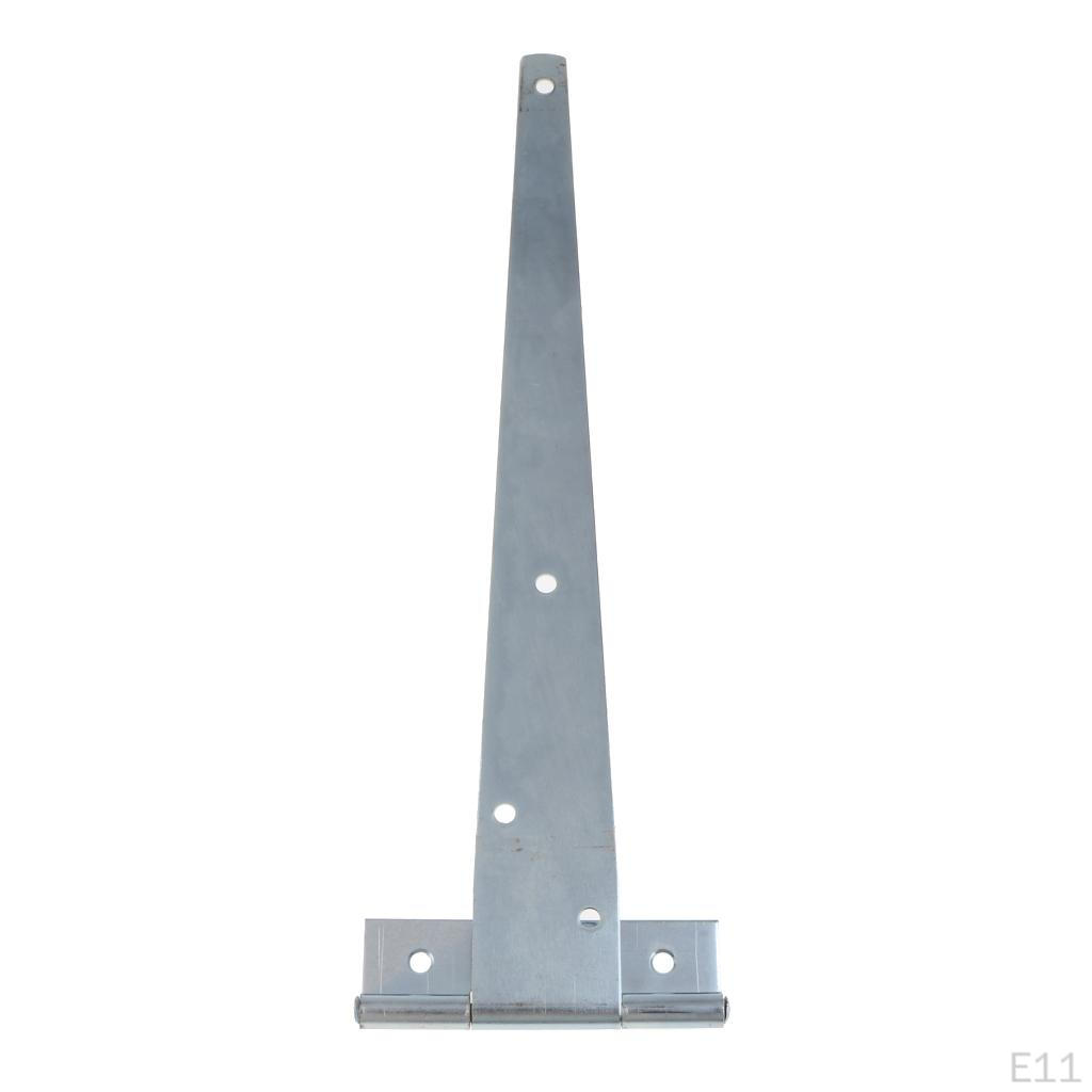 1 Pair Light Duty Shed Hinge Gate Strap Door Barn Gates Hinges Black Wrought Hardware Iron