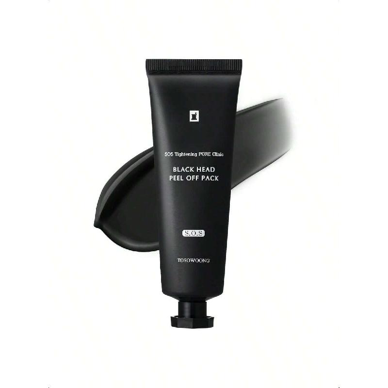 Tosowoong Mască Peel Off pentru Puncte Negre 50g | Mască Peel Off pentru Curățare Profundă a Porilor Infuzată cu Cărbune, Extractor Puternic pentru Puncte Negre și Pori
