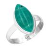 Anello in Argento Sterling 925 da Donna con Pietra Preziosa Gioielli Fatti a Mano Regalo di San Valentino Amazzonite Angelite Opale Blu Agata del Botswana Azurite di Mohave Crisocolla