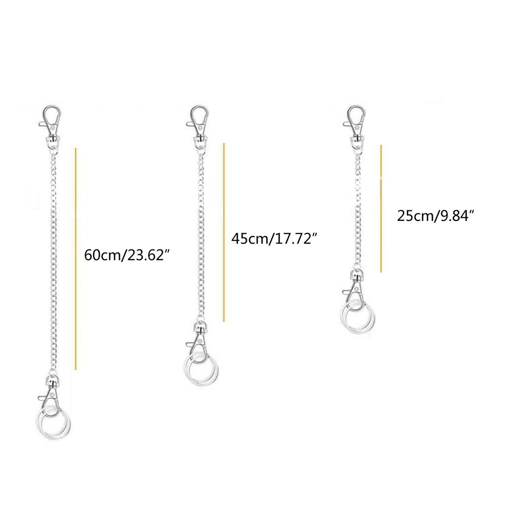 Belt Chains for Belt Loop Purse Handbag Strap Keys Wallet Fashion Punk Chains