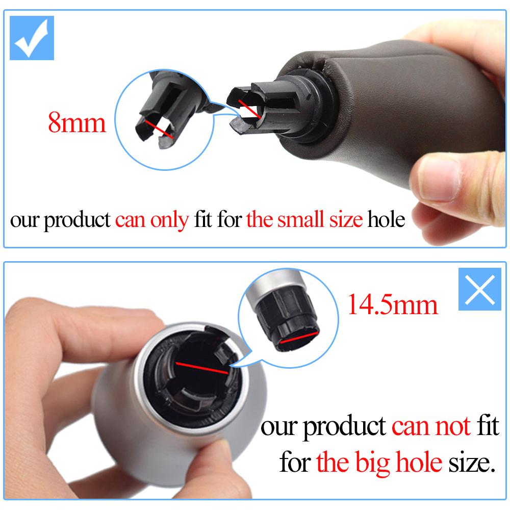 Car Automatic Gear Shift Knob Lever Leather Shifter Boot For Benz E C GLK Class AMG W204 X204 C204 C300 W207 W212 2042672710