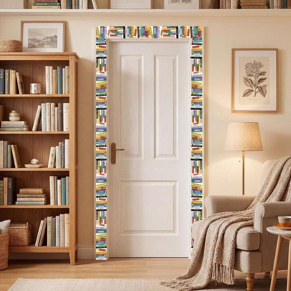 Book Pattern Bulletin Board Border Self Adhesive Classroom Border Sticker  Classroom Decoration