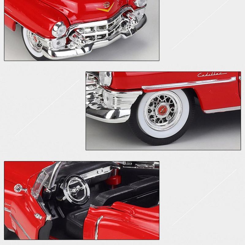 Welly 1/24 1953 Cadillac Eldorado Alloy Miniature Car Model Diecast Metal Scale Model Car Diecast Metal Static Collection Childr