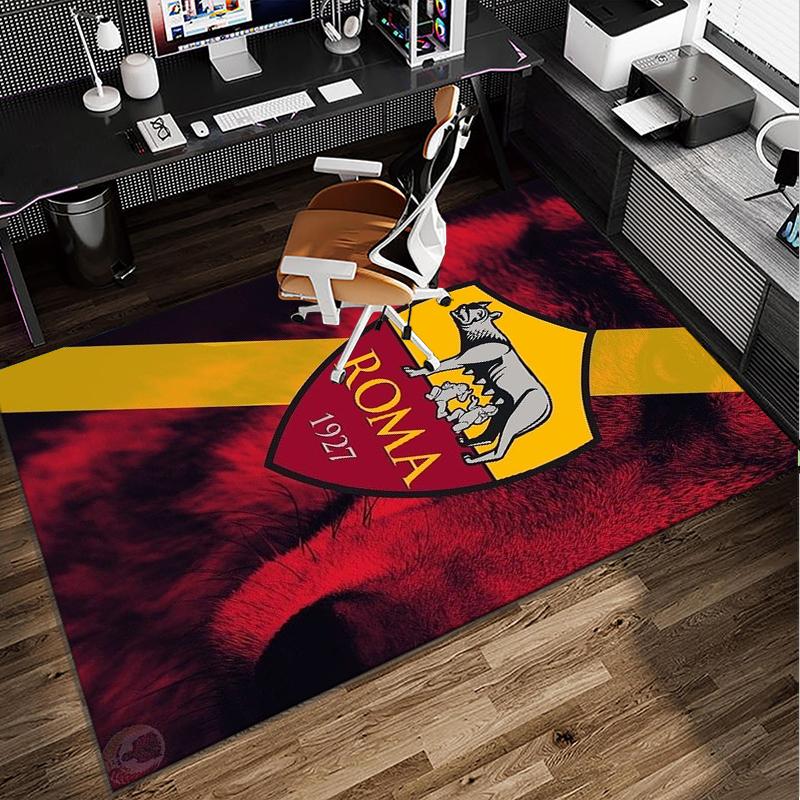 Fußballverein Emblem Büro Teppich Stuhlmatte, Spiel Teppich, Geeignet für Eingangsbereich, Schlafzimmer, Wohnzimmer, Schreibtisch, Weihnachtsgeschenk