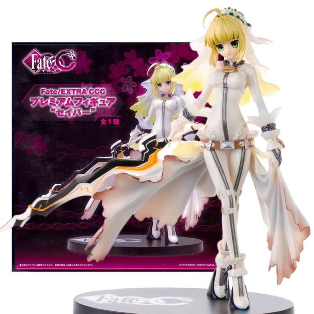 20CM Anime Fate/Grand Order Nero Claudius White Wedding Dress Model Toy Doll Collection Gift Action Figure PVC
