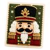 Yarn Art Decor Projects DIY Fabric Weaving Painting Kit, Halloween Christmas Crochet Kit for Decoration, Beginner Handmade Craft Project Set Holiday