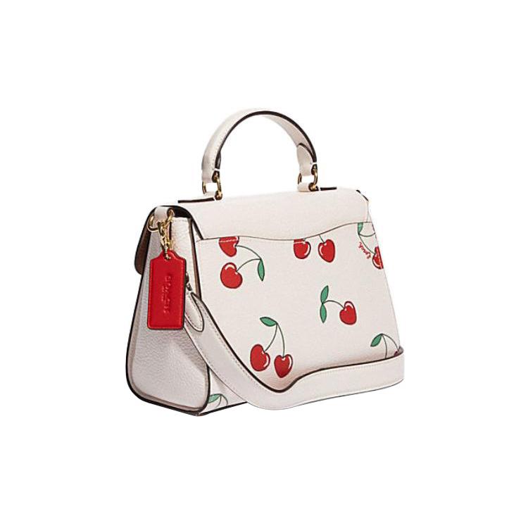 New COACH Morgan With Cow Leather Shoulder Bag Crossbody Bag Handbag Small Size Women's White CF419-IMCAH
