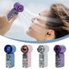 LED Display Mini Handheld Fan Dual-core Pocket Fan New Turbo Fan  Travel