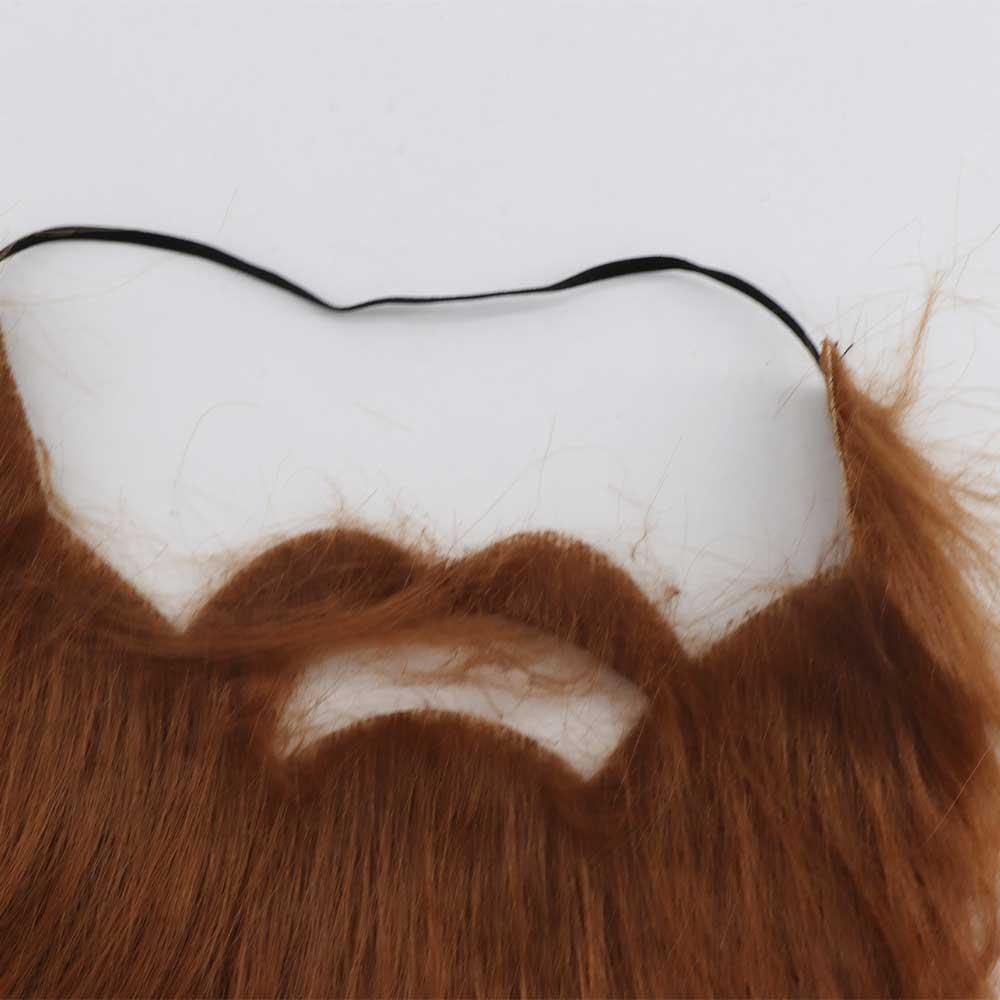 Realistic Halloween Fake Mustache Artificia Realistic Fake Beard Pirate Play   Prom