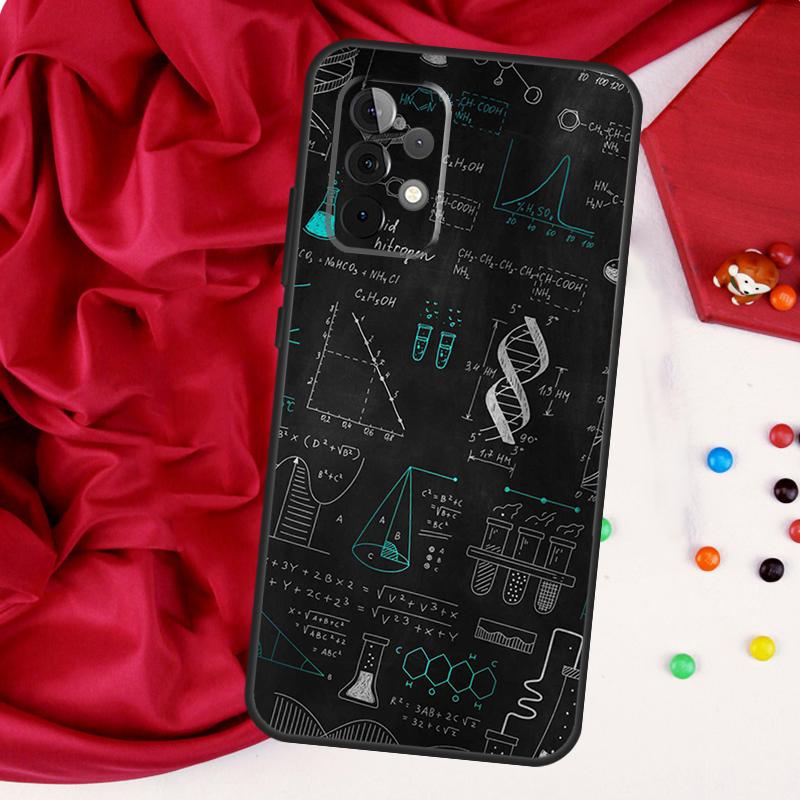 Biology and Chemistry For Samsung Galaxy A55 A53 A33 A13 A35 A15 A36 A56 A26 A16 A22 A32 A52 A54 A34 A06 A05 Case