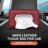 Car Tissue Box Handrail Box Paper Bag Car Seat Back Hanging Sun Visor Paper Towel Bag Storage Car Interior Accessories