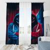 2 Stück - Gamer-bedruckte Vorhänge, Stangentaschenvorhänge 42*84, Schlafzimmer und Wohnzimmer, Heimdekoration, Raumdekoration