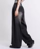 Elleonasi P56_[Standard/Long/S~3Xl/4 Colors] Side Pintuck Wide Washed Denim Pants / Black Denim
