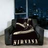 Band N-Nirvana-ES Rock Blanket Super Warm Comfortable Plush Throw Blanket Child Home Sofa Bedroom Gift