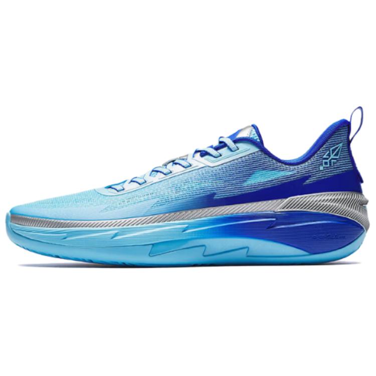 Anta Light Cavalry 10 Lightweight Mesh Breathable Outdoor Basketball Shoes Low Top Men sneaker Sky-Blue 112621603-2 39