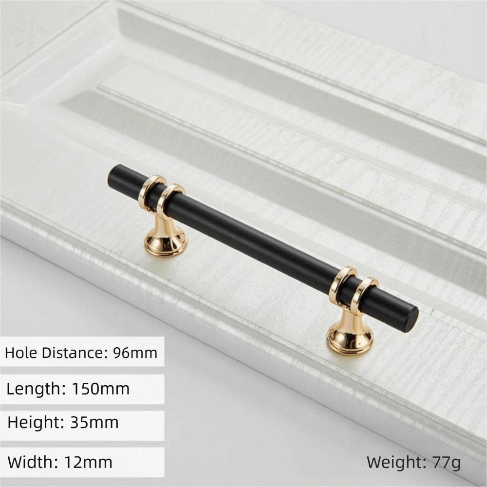 Ergonomic Drawer Pulls Zinc Alloy Door Handle Modern Simple Cabinet Handles  Wardrobe