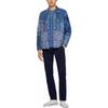 HUGO BOSS T-Shirts Men's Blue Crew Neck Thin Straight Fit 50472584-489