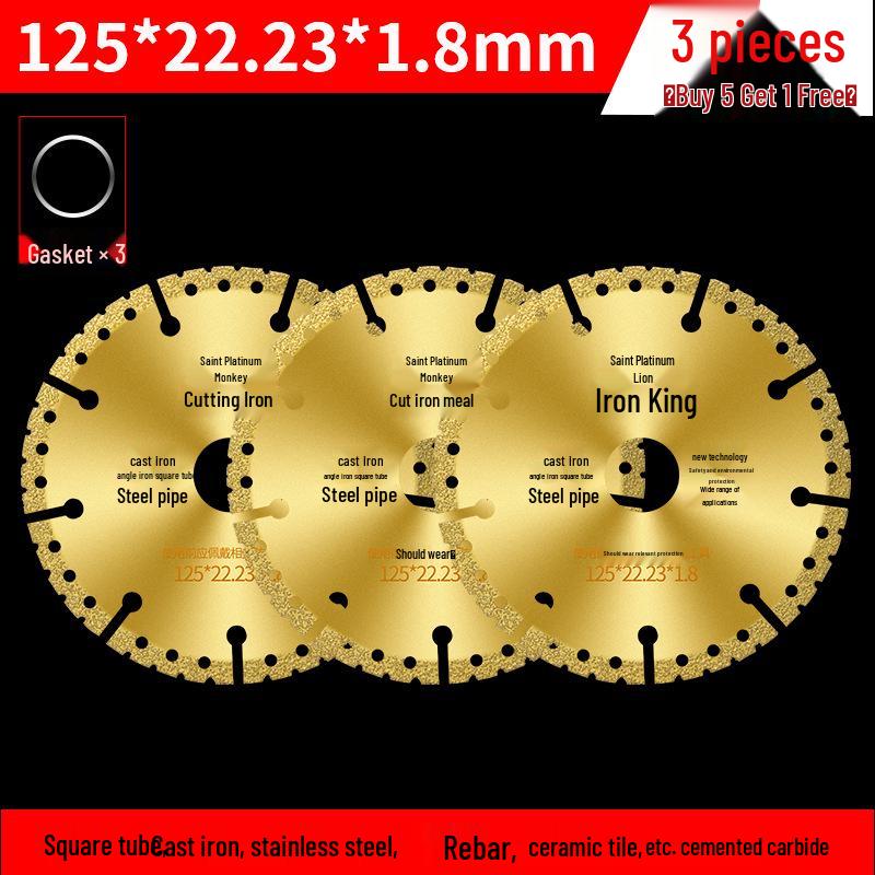 Diamond Cutting Disc for Metal, Alloy, Stainless Steel, and Iron - Angle Grinder Saw Blade