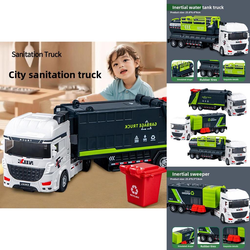 Engineering Vehicle Model With Inertia Drive For Boys Playroom And Collectors