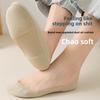 Women's Summer Thin Sponge Cushion Decompression Shock Invisible Silicone Non Slip Heel Socks