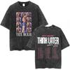 Tate Mcrae Greedy Album Tour Merch T Shirt Men Women Fashion Vintage Washed Short Sleeve Oversized Tshirts 100 Cotton T Shirts