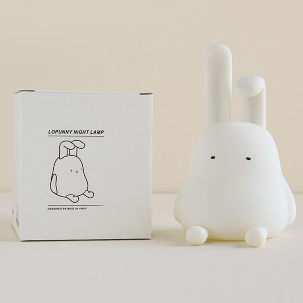 Xiaomi Cute Rabbit Silicone Nightlight Children's Room Decoration with Cartoon Animal Lamp for Boys and Girls Birthday Gift