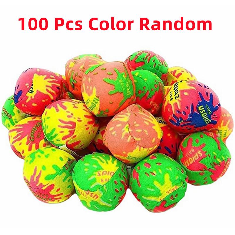 10-100pcs Reusable Children's Water Absorbing Cloth Balls Summer Water Beach Swimming Pools Parties Gifts Swimming Pool Toys
