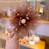 Elegant Mesh Flower Hair Clip For Women Elegant Pearl Tassel Shark Clip Girl Ponytail Clip Hair Accessories