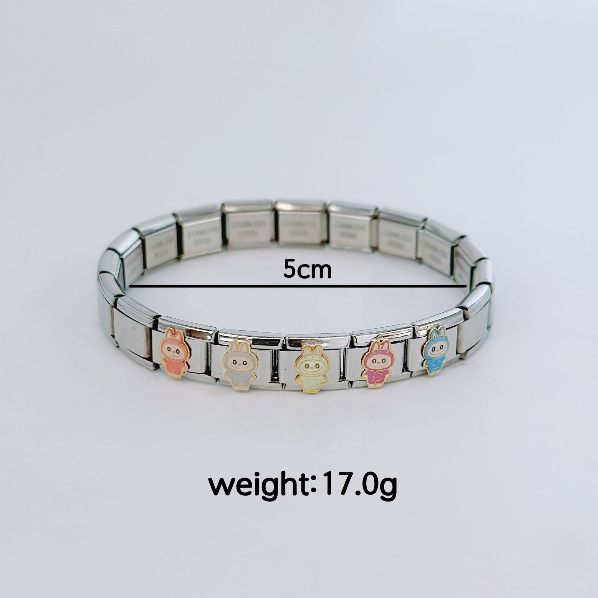 

Взрывная распродажа мультфильм La Home браслет красочный квадратный модуль премиум мультфильм браслет