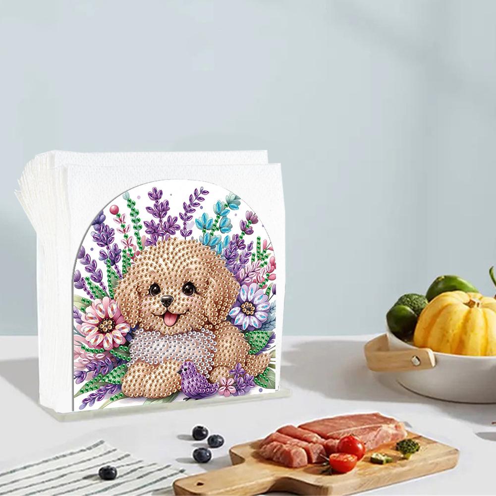 DIY Diamond Painting Napkin Holder Kit for Home & Office Decor