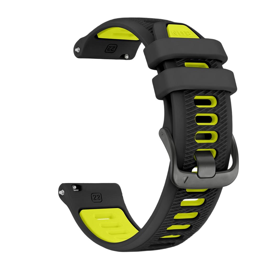 Two-tone Silicone Watch Strap For Garmin Forerunner 265 255 Music 570 47mm/Venu 4 3 2 45mm/Vivoactive 4 Watch SmartWatch bands