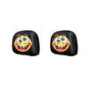 2Pcs Exaggerated Car Pillowcase Cool Decorations Car Seat Headcover  Car Interior