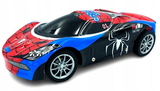 Samochód Sportowy Spiderman Zdalnie Sterowany Auto Na Pilota R/C Światła