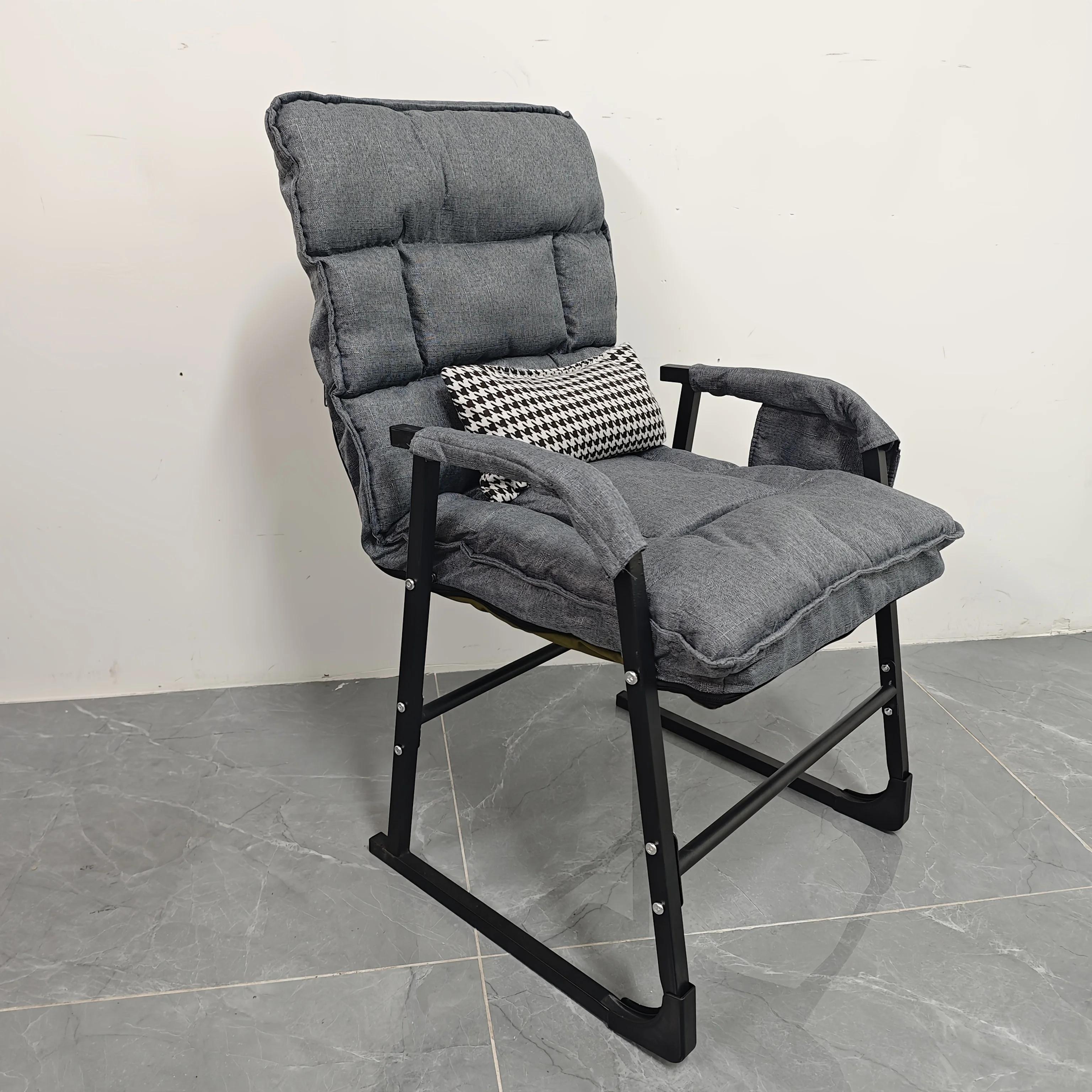 Компьютерное кресло для сна раскладной диван-кровать складное офисное кресло двойного назначения кресло для отдыха инструмент для сна кресла с регулируемым наклоном серый 16770₽