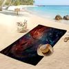 Asciugamano da Spiaggia Stampato AC Milan Asciugamano Morbido ad Asciugatura Rapida Coperta da Spiaggia Rettangolare Grande Portatile per Viaggi Piscina