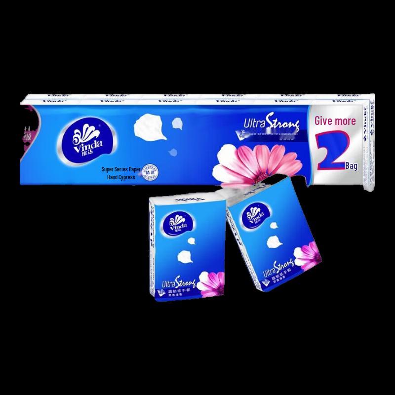 Vinda Ultra-Tough 4-Ply Scented Handkerchief Tissues