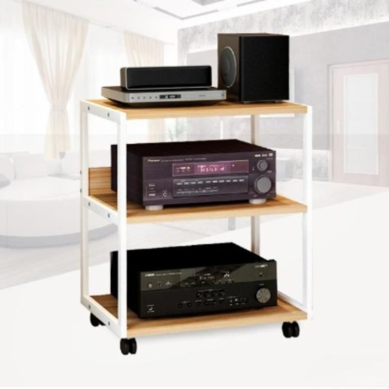 Supporto Moderno Amplificatore Multi-Livello Rack Attrezzatura Audio Mobile Supporto Sistema Audio Speaker Organizer Salvaspazio