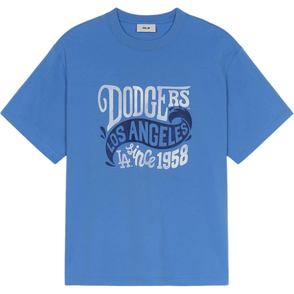 New MLB T Shirts Unisex Blue 3ATSX0553-07BLM