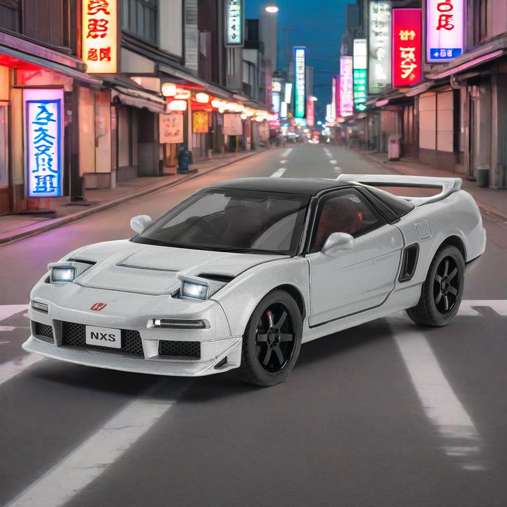 1:32 Acura NSX Alloy Sports Car Model Diecast Metal Racing Car Vehicles Model Simulation Sound and Light Toy Gift